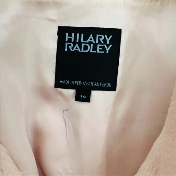 Hilary Radley Alpaca Suri Wool Pink Coat - Picture 3 of 3